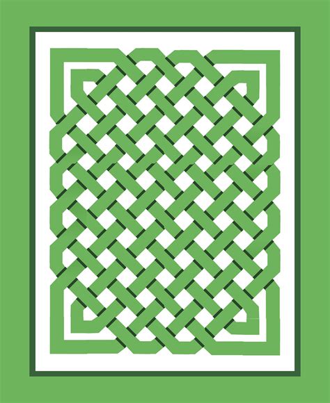 Large Celtic Weave Quilt Pattern Pdf File To Download Etsy