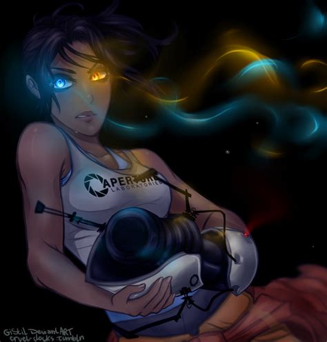 Chell By Gistil On Deviantart Portal Art Portal 2 Portal Game