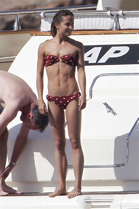 Alicia Vikander In Bikini Gotceleb
