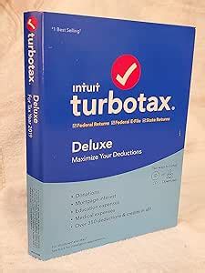 Amazon Com Turbotax Deluxe Federal Plus State Tax Software Cd Pc
