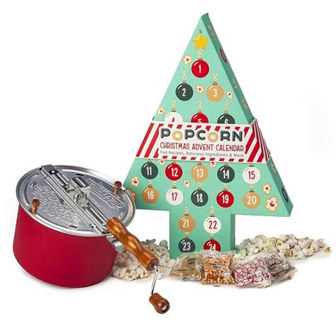 Wabash Valley Farms Red Whirley Pop Popcorn Popper And Advent Calendar