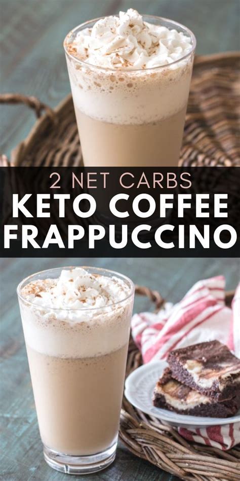 a low carb keto coffee frappuccino just like starbucks with less than 2 carbs a perfect