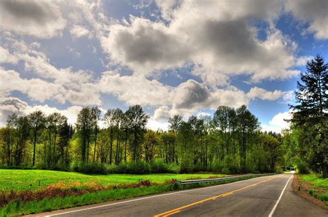 Roads Sky Clouds Trees Nature Wallpapers Hd Desktop And Mobile