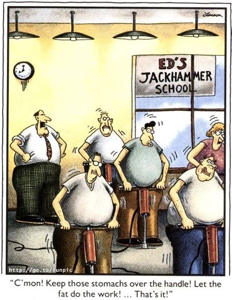 Eds Jackhammer School Far Side Cartoons The Far Side Gary Larson