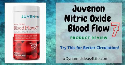 Juvenon Blood Flow Nitric Oxide Supplement Does It Work