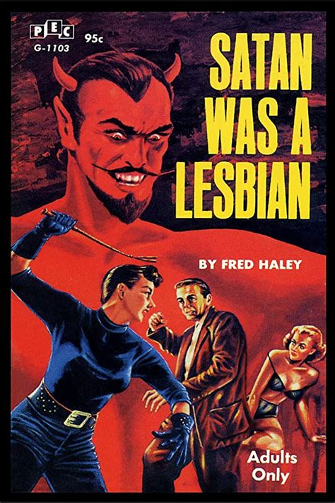 Satan Was A Lesbian Vintage Pulp Novel Cover Retro Art Poster 11x17 Posters And Prints