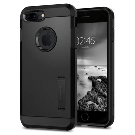 Spigen Iphone Se 2nd Gen 876s6 Tough Armor 2 Black Kickstand Case Ebay