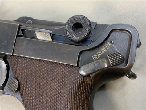 Wwi Imperial German Dwm 1917 P08 Artillery Luger Pistol