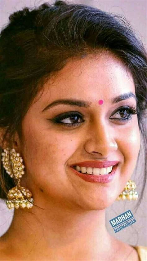 Charming Keerthy Suresh Beautiful Smile Beautiful Bollywood Actress