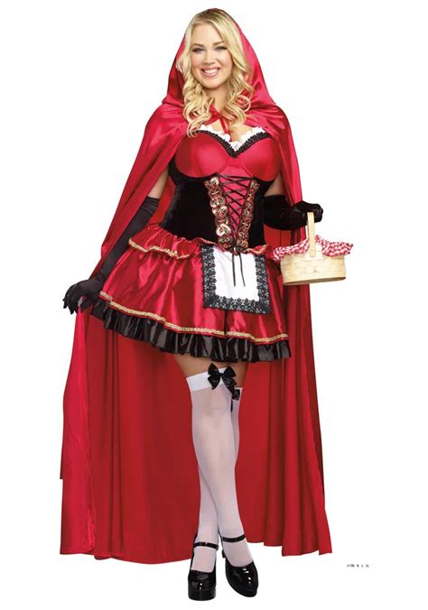 sexy adult little red riding hood costume for women halloween fairy tale princess cosplay female