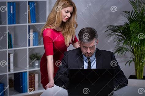 secretary seducing her boss stock image image of flirt flirting 55324479