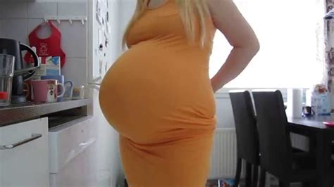 My Huge Pregnant Belly At Weeks Original Youtube