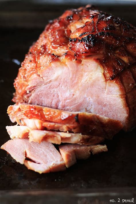 The glaze will be thick, but the heat of the ham will help you spread it evenly. Slow Cooker Ham with Maple Brown Sugar Glaze
