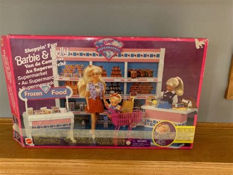 Mattel 1995 Barbie And Kelly Supermarket Playset For Sale Online Ebay