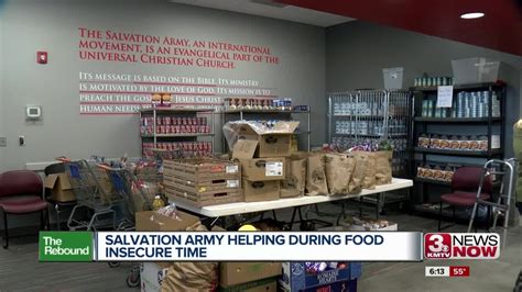 So when she saw the bare shelves at the salvation army's food pantry, she took it personally. Salvation Army Helping With Food Insecurity - YouTube