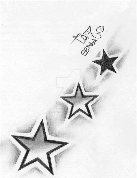 Shading Stars Tattoo By 2face Tattoo On Deviantart Star Tattoos Star