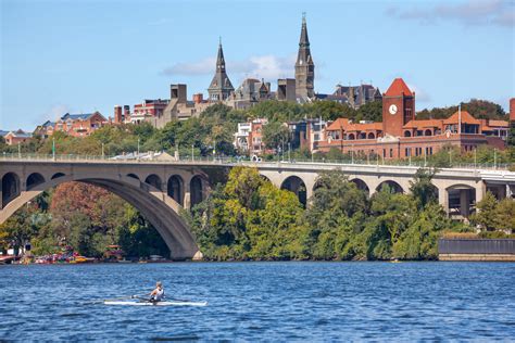 Key Bridge Georgetown University Washington Dc Potomac River Suprex