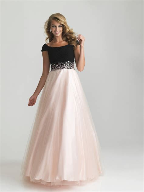 Modest Prom Dresses With Sleeves More Picture For Modest Prom Dresses Night Moves Cap Sleeve