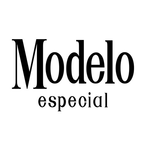 Modelo Especial Logo Black And White Brands Logos