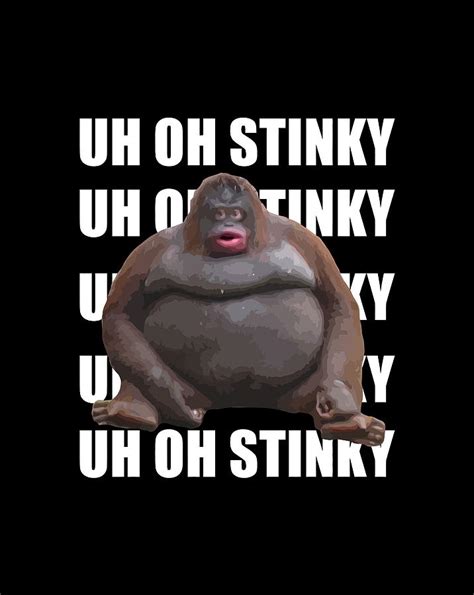 Uh Oh Stinky Poop Dank Memes Le Monke Digital Art By Jane Arthur