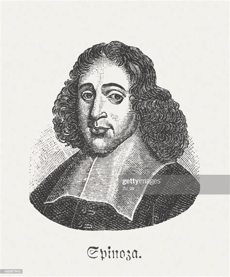 Baruch De Spinoza Dutch Philosopher Published In 1881 High Res Vector