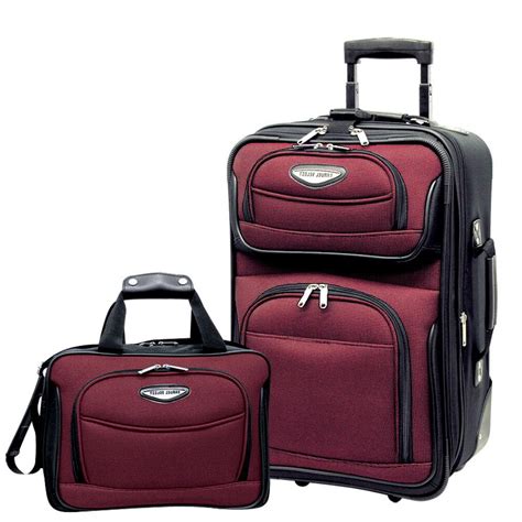 Travelers Choice Amsterdam 2pc Carry On Luggage Set