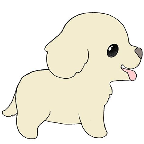 How To Draw An Easy Puppy Easy Drawing Tutorial For Kids