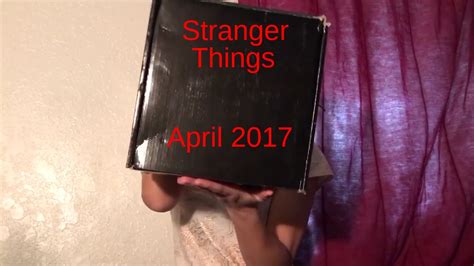 Stranger Things Limited Edition Box Unboxing Lit Cube April 2017 Youtube