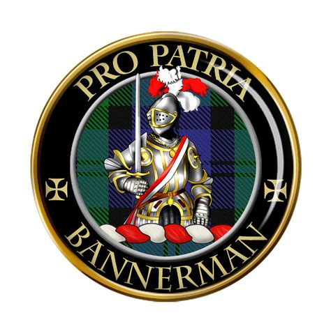 Bannerman Scottish Clan Pin Badge Ebay