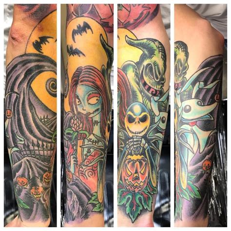 Growing up watching the nightmare before christmas, i always wished there were a real halloweentown with jack skellington, sally, and zero the ghost dog. 75+ best Nightmare Before Christmas Tattoo Design Ideas (2019)
