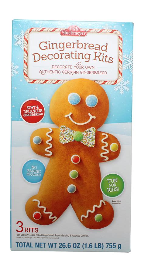 Complete Gingerbread Decorating Kit To Create Delicious And Decorative Treats