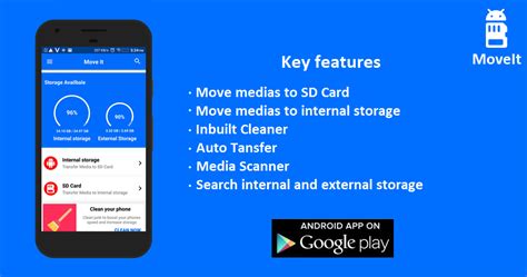 Moving apps and files from your phone's internal memory to an sd card is a simple process — and a rewarding one, because you'll free up internal memory space, which will help to improve your phone's performance. Move files to SD card with MoveIt Android app - Best Android Apps