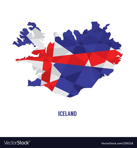 Map Of Iceland Royalty Free Vector Image Vectorstock