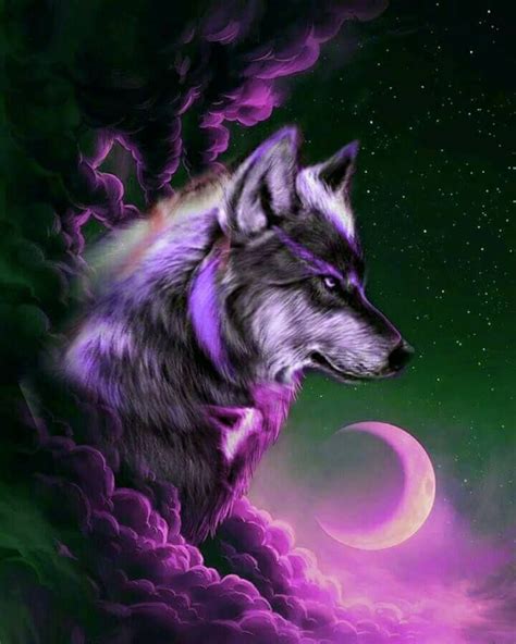 Pin By Ladyzaragoza On Natives Wolves And The Moon Wolf Wallpaper
