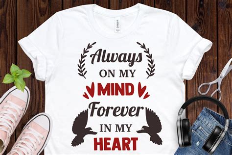 Always On My Mind Forever In My Heart Svg Memorial Svg In Etsy