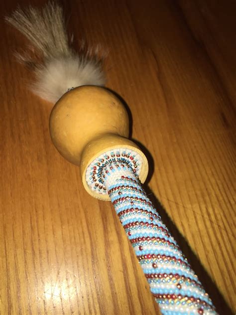 dreamkeeper creations sacred peyote gourd rattle and saging feather