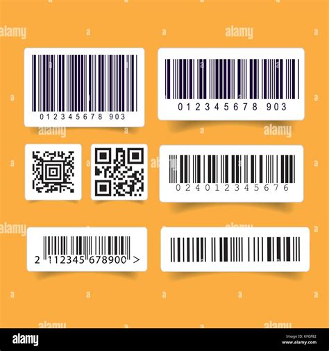 Barcode Label Set Sticker Stock Vector Image And Art Alamy