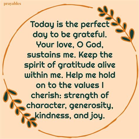 Prayer Spirit Of Gratitude Prayables