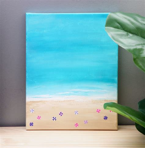 Diy Beach Painting Karen Kavett