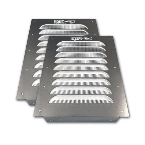 Big Air 45 Louvered Gable Vent 2 Pack The Container Guy
