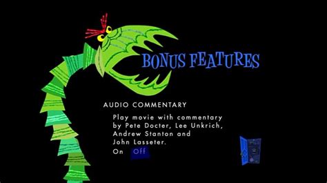 Monsters Inc 2001 Dvd Movie Menus