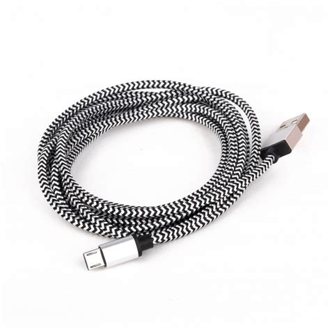 Usb Cable 2m Braided Type A Micro B