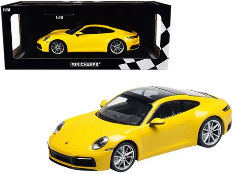 2019 Porsche 911 Carrera 4s Yellow Limited Edition To 336 Pieces