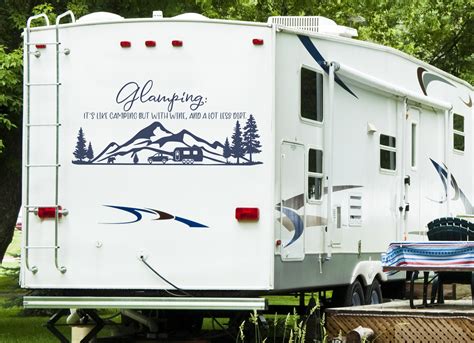 Glamping Rv Decal Rv Camper Decal Motorhome Decal Motor Etsy