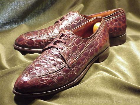 Stetson Shoe Co Alligator Split Toe Norweger Circa 1960