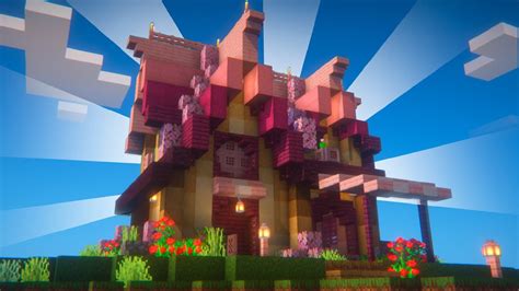 Como Fazer Uma Casa De Cerejeira No Minecraft 120 Tutorial Curtinho