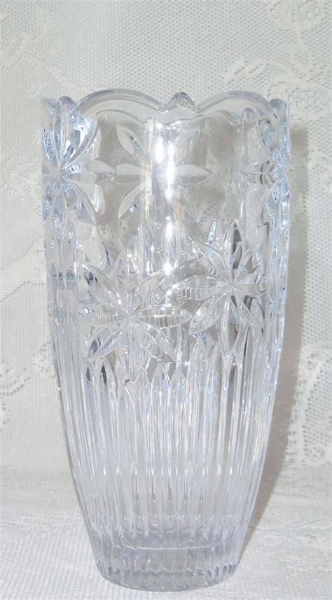Vintage Cut Lead Crystal Vase Vintage Lead By Beautyeverlasting