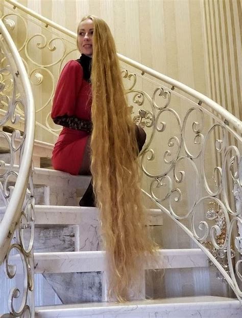 Meet Real Life Rapunzel With 185 Meter Long Hair