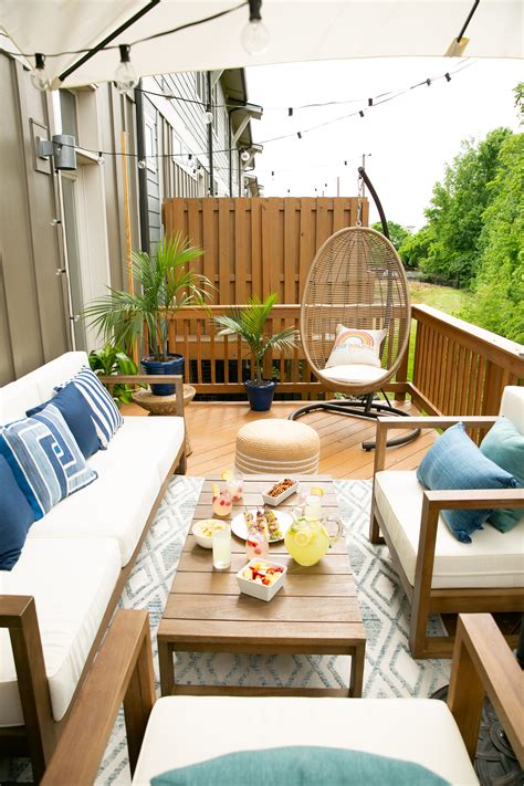 Our Summer Patio Reveal Townhouse Backyard Inspo Goodtomicha