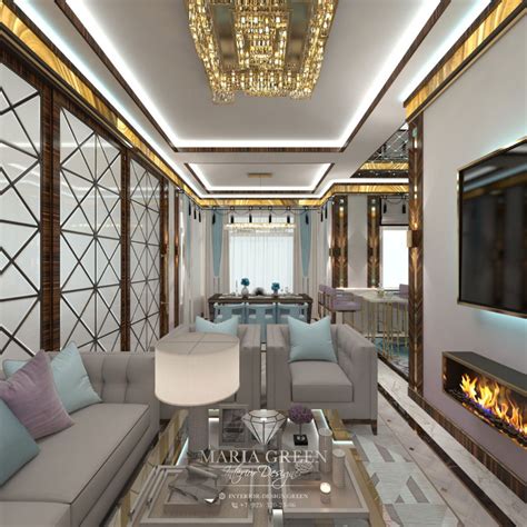 A Luxurious Art Deco Style House In The Cv Azarovo Interior